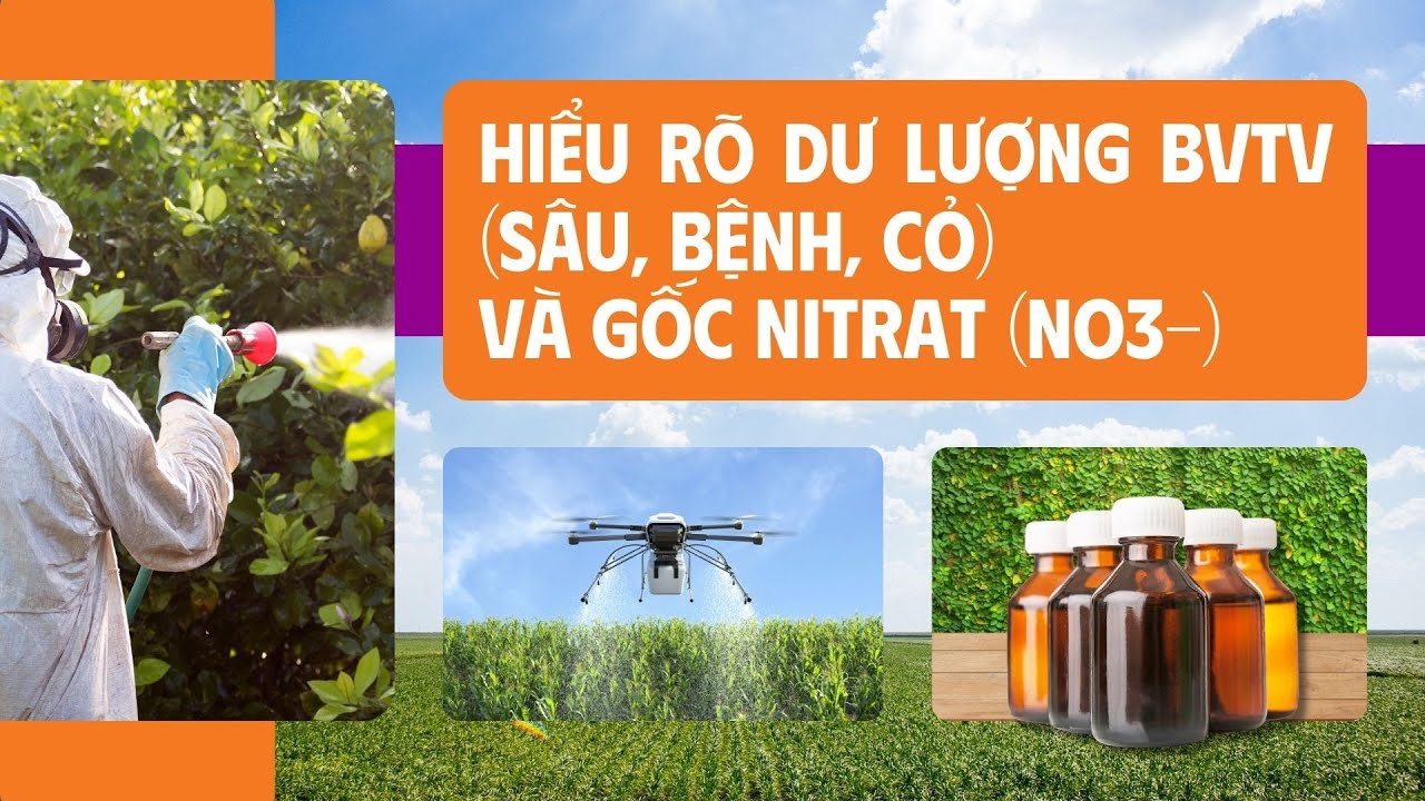 Hiểu R&otilde; Dư Lượng BVTV (S&acirc;u, Bệnh, Cỏ) v&agrave; Gốc Nitrat (NO3-) | Ph&acirc;n B&oacute;n #finon&ocirc;ngnghiệp #phufino