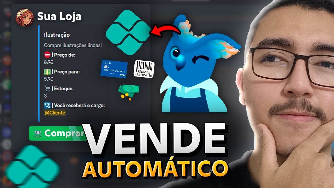 Como Criar LOJA com VENDAS AUTOMÁTICAS no DISCORD!! (Owlivery de AG Solutions)
