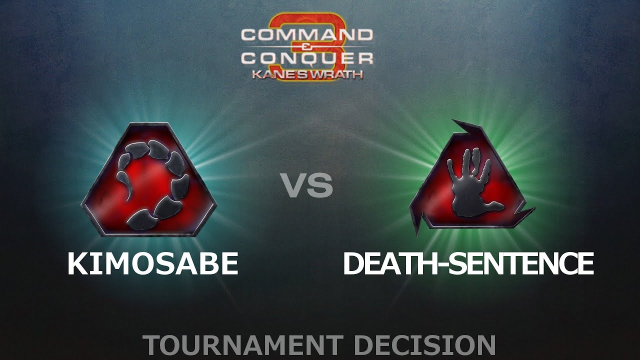 C&C3: Kane's Wrath 1v1 - KiMOsaBE (Nod) vs. Death-Sentence (BH)
