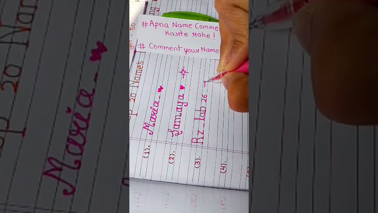 LIVE 🔴 Comment Your Name | Stylish Calligraphy Names Writing 💞✨💞