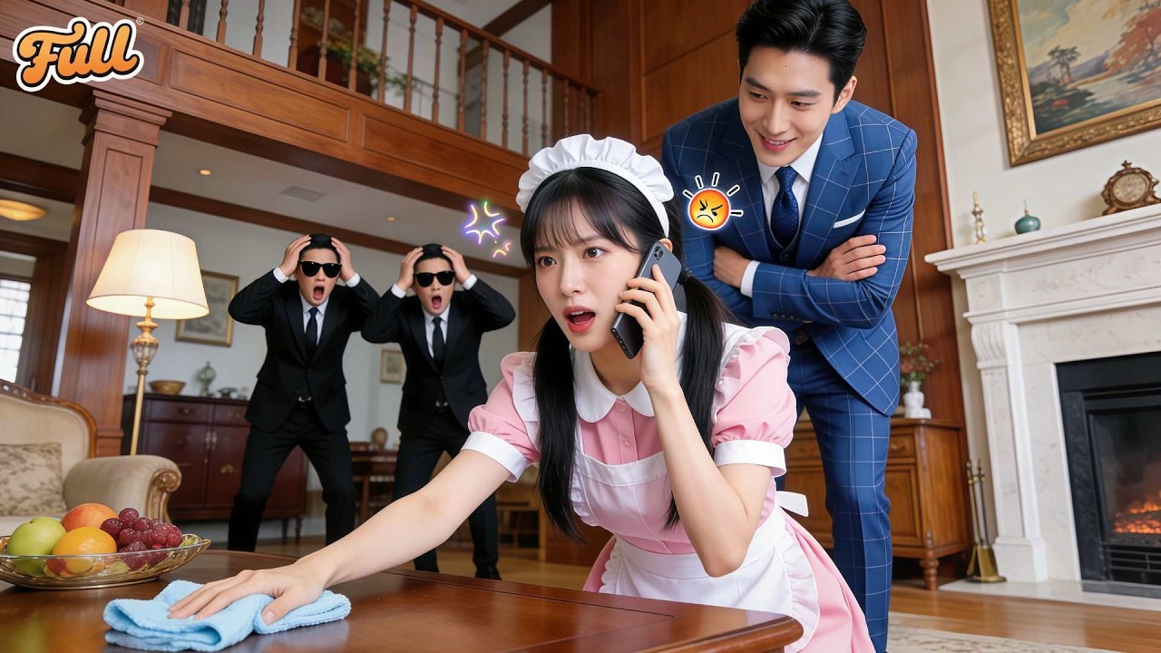 Thought CEO Was Gone, Poor Maid Trash Talked Him To Friend On Phone! But He Saw All&mdash;Loved Her Cute!