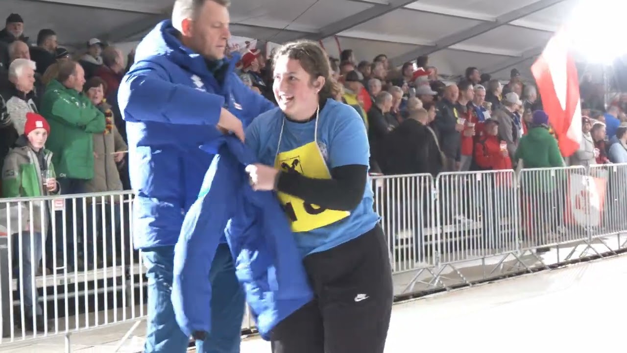 Eisstock WM 2025, Finale Weitenwettbewerb Damen