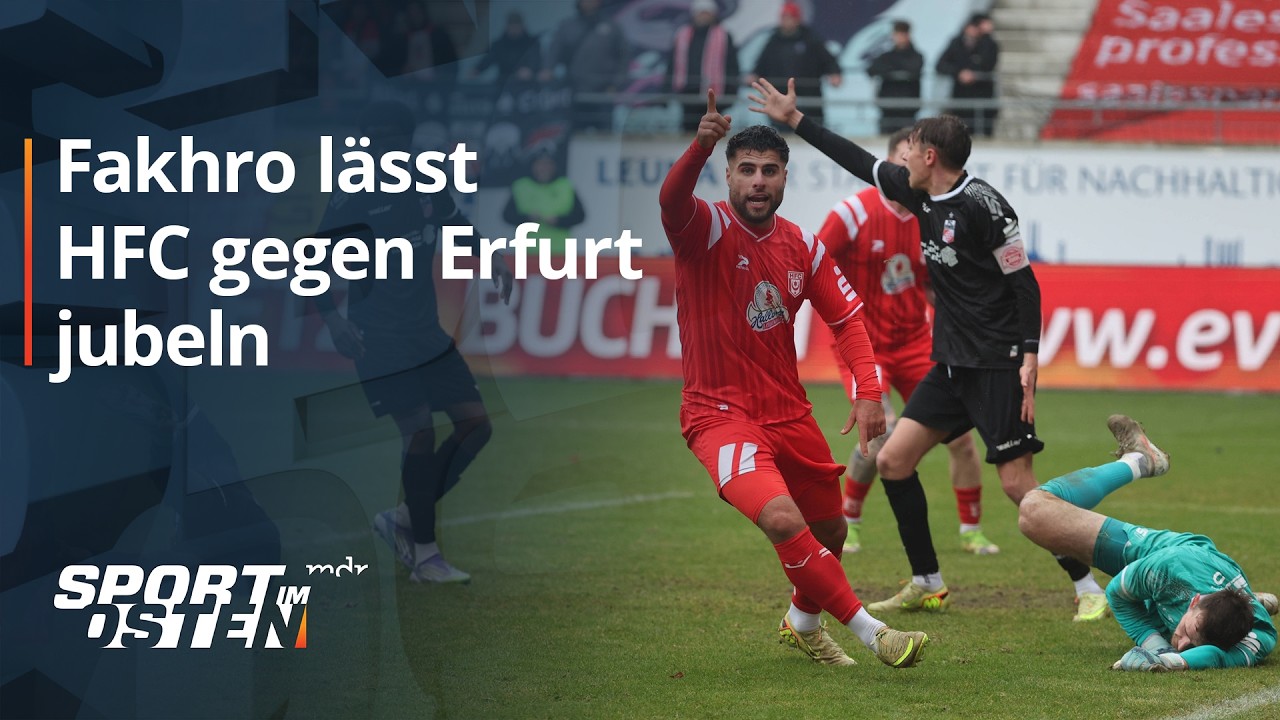 Fakhro lässt HFC gegen Rot-Weiß Erfurt jubeln | Sport im Osten | MDR