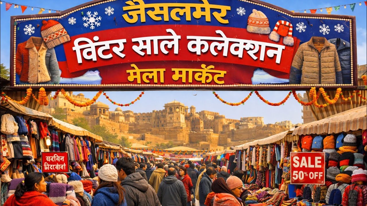 Jaisalmer Winter Sale Mela Market 🧥🔥 | Saste Jackets, Sweaters & Shawls 😍