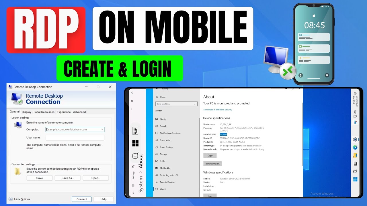 How to Create and Use RDP on Android Mobile | Complete Tutorial 📱