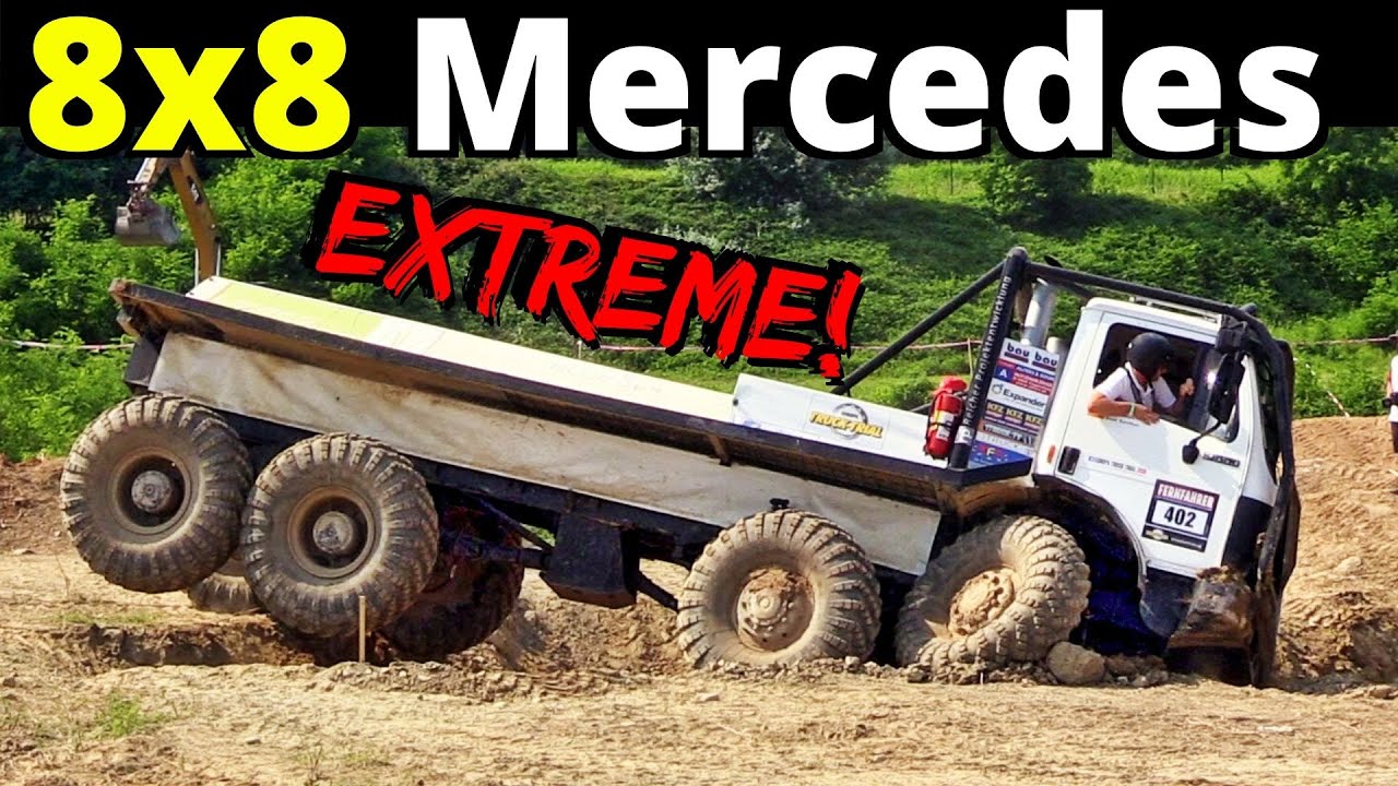 Off-Road 8x8 Mercedes-Benz Truck Trial Show in Europe - Team Reicher - Slovenia & Italia Highlights