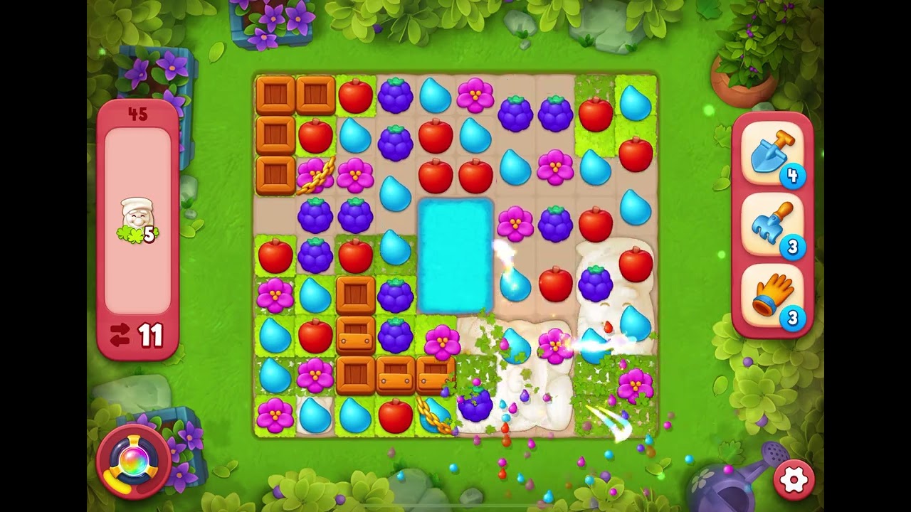 Gardenscapes Level 45 [No Boosters]