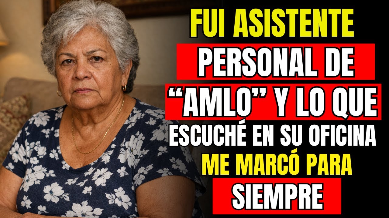 FUI ASISTENTE DE AMLO Y LO QUE ESCUCHÉ EN SU OFICINA ME MARCÓ PARA SIEMPRE