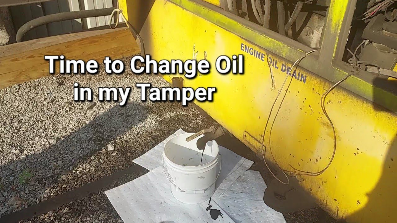 How to Change Oil in a Jackson 6700 Tamper