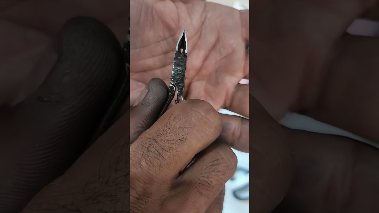 Afiação do alicate de cutícula 522