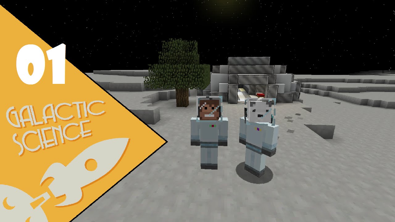 Galactic Science! A Minecraft HQM Modpack, Episode 1 - 