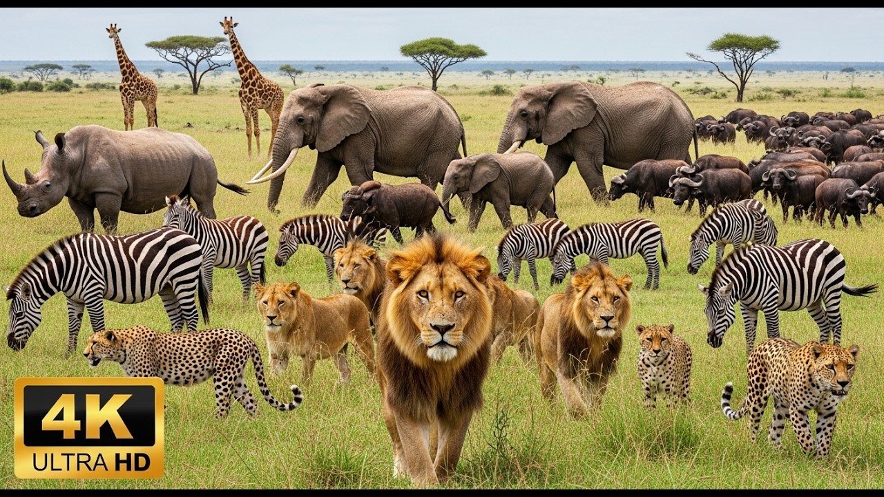 4K African Wildlife A Breathtaking Journey Through the Heart of Africa’s Untamed Wilderness