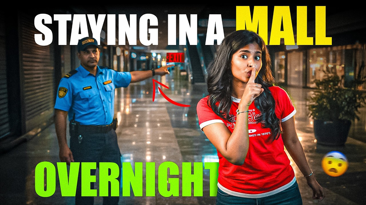 Spending OVERNIGHT inside a Mall | 
