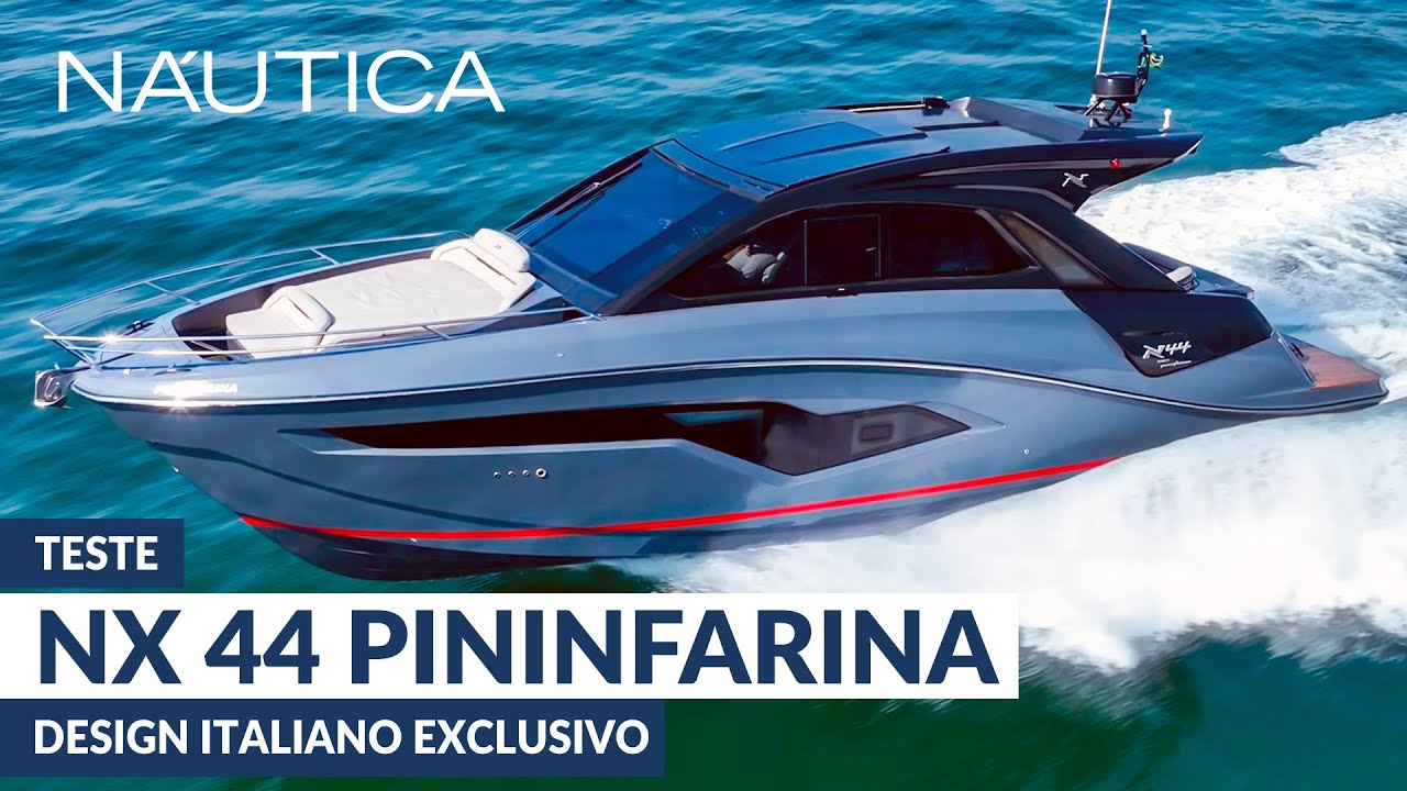 Teste NX 44 Pininfarina: conheça a lancha criada pelo estúdio da Ferrari | NÁUTICA