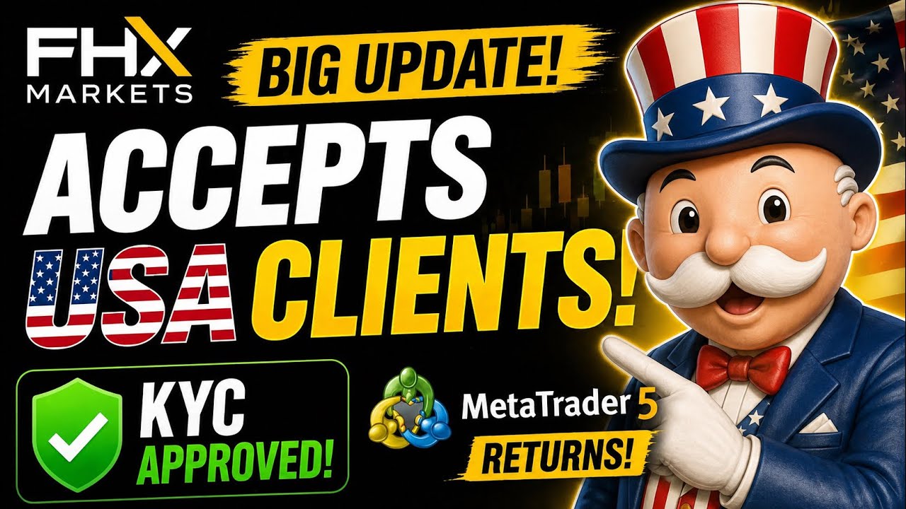 Best Forex Broker Accepts USA Clients & KYC APPROVED!  (MetaTrader 5 RETURNS!)