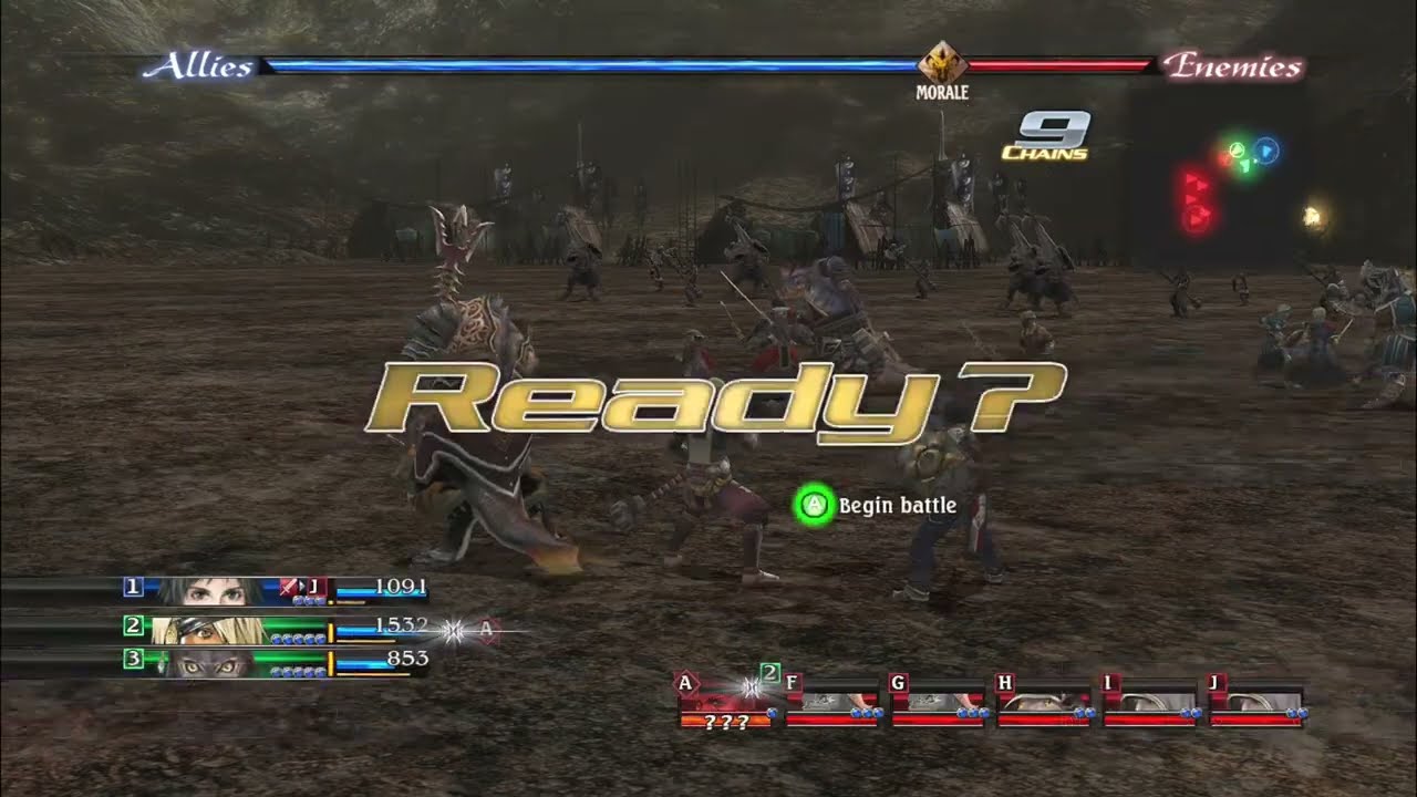 The Battle of Blackdale (The Last Remnant, Hard difficulty, Mystic Seal formation)