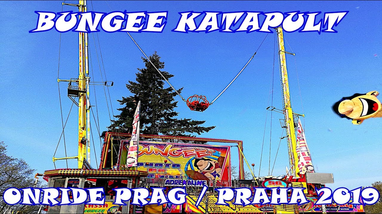 BUNGEE KATAPULT Dykovský KIRMES ONRIDE 2019 PRAG Matějská Pouť Praha SLINGSHOT 2019