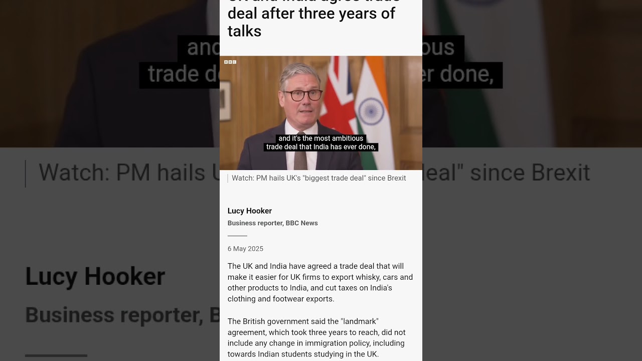 India - uk trade deal 