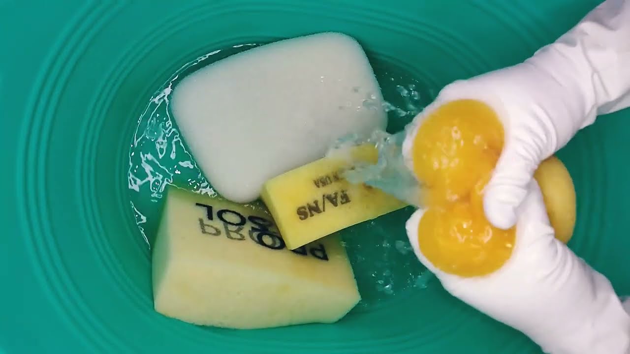 asmr Dettol new sponges sponge squeeze