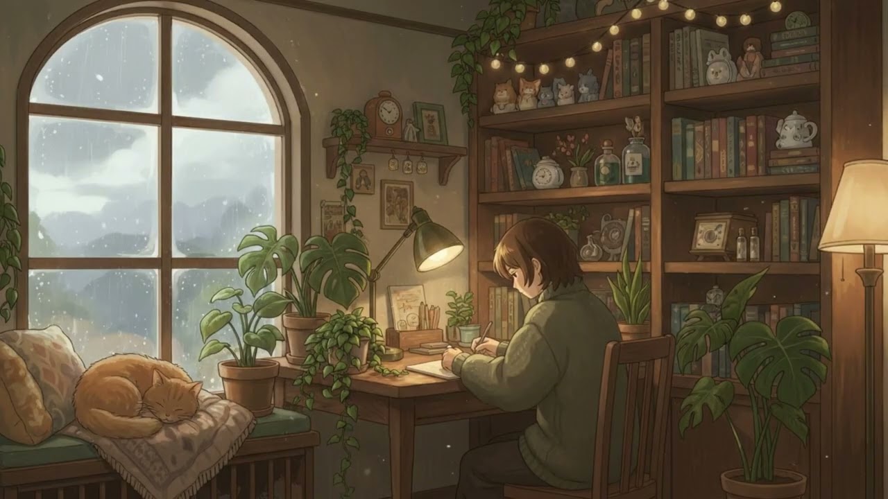 Productivity Boost 📖 Lofi Study Music for Deep Concentration ~ Lofi Study Room [study/work/relax]