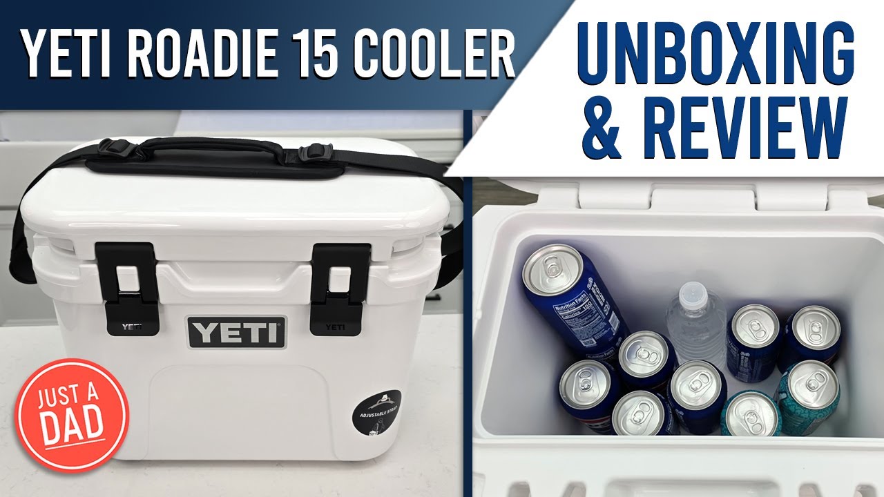 YETI Roadie 15 Hard Cooler Review UNBOXING & REVIEW How Much Does it Hold?