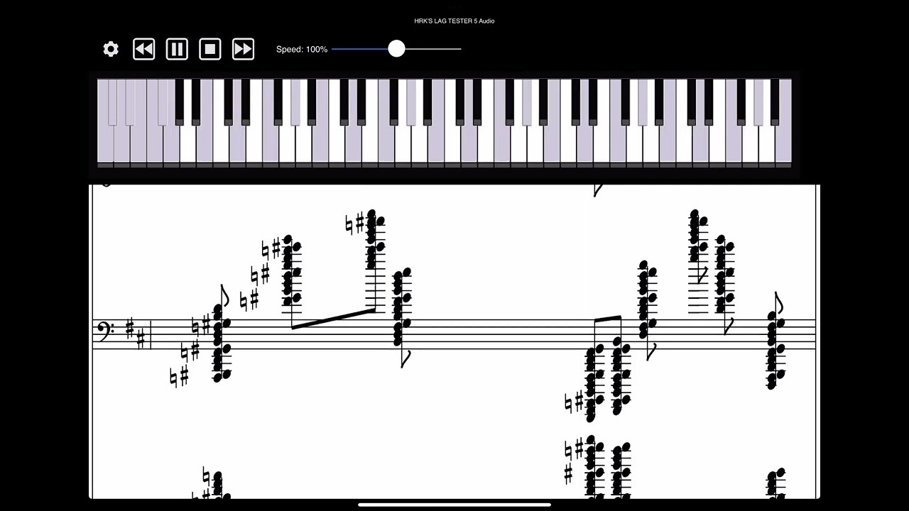 HRK. EXEX’s Lag Tester 5 on Midi Sheet Music