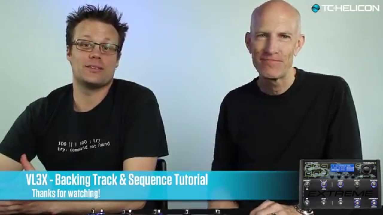 VL3X Backing Track & Automation Tutorial