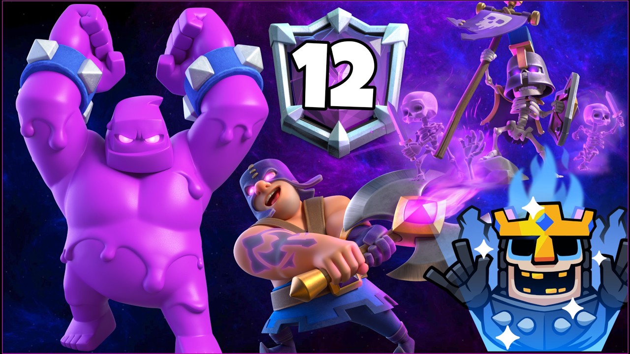 Top 10 with Elixir Golem Deck.!