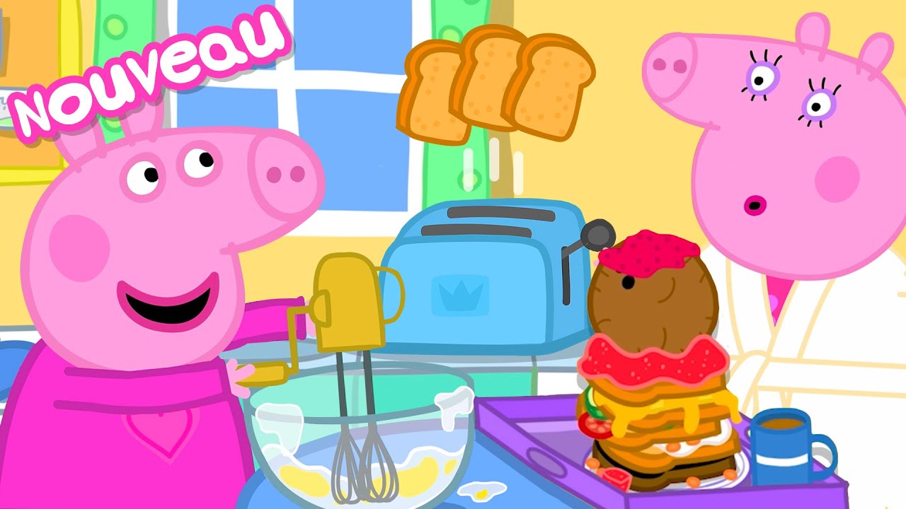 Les histoires de Peppa Pig | Petit Déjeuner de la Fête des Mères | Épisodes de Peppa Pig