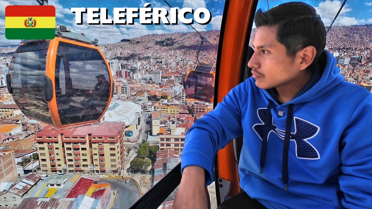 Así es el MEJOR TRANSPORTE URBANO de TELEFÉRICO del Mundo 🇧🇴 | Bolivia 