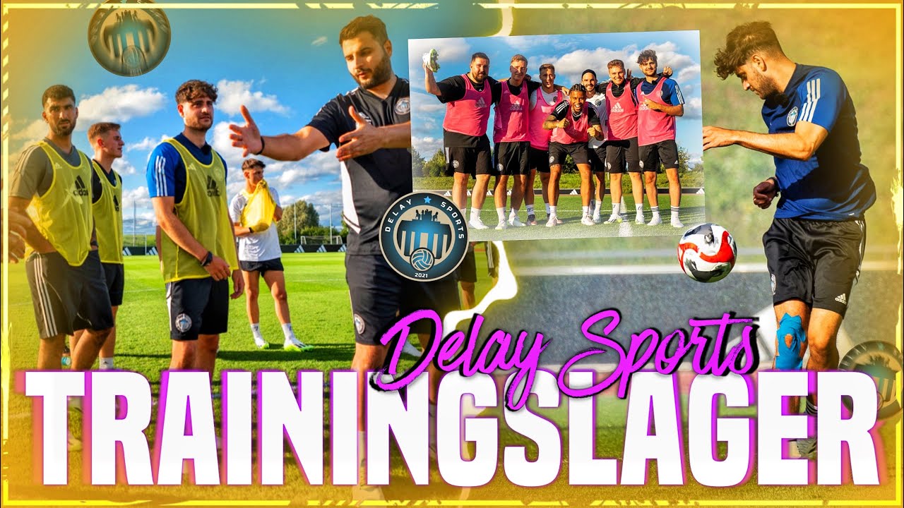 DELAY SPORTS TRAININGSLAGER - TAG 1!🔥⚽ Wir trainieren auf dem ADIDAS Gelände😍