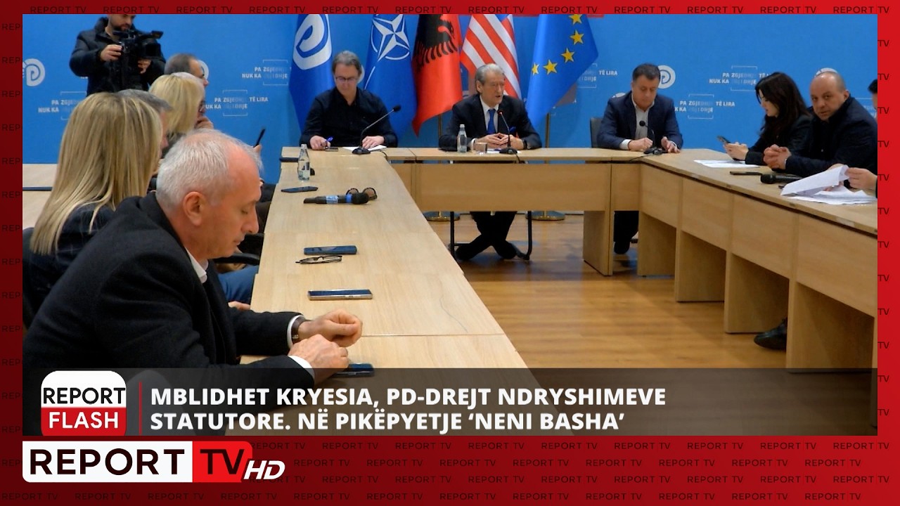 Flashi informativ në Report TV, ora 13:00, 16 Mars 2026