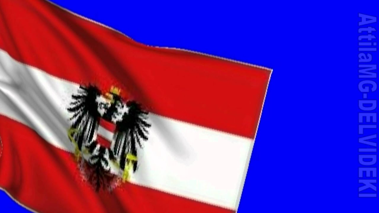 Blue Screen Austrian Flag HD
