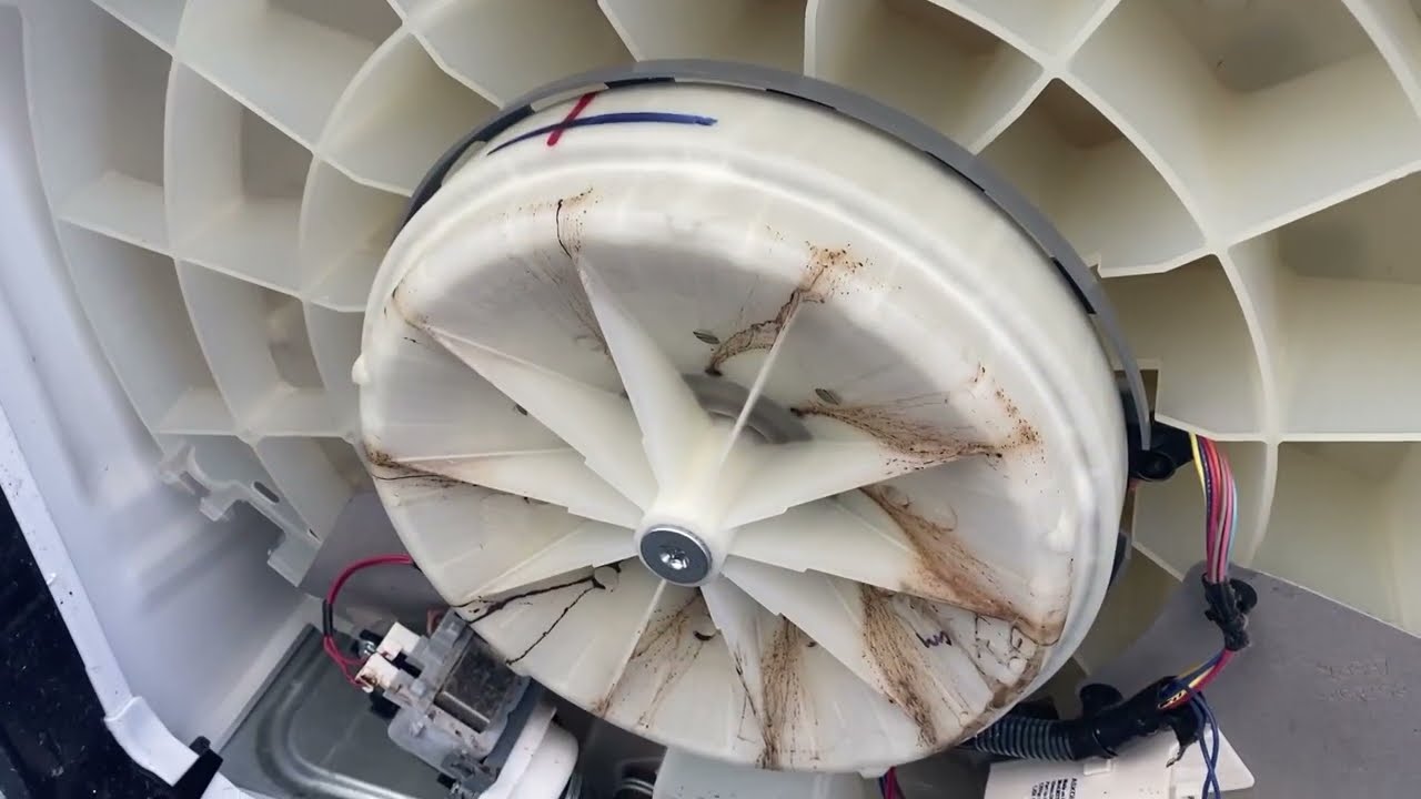 Cambio de baleros empaques y barra  (tub shaft) en una lavadora whirlpool cabrio 👍