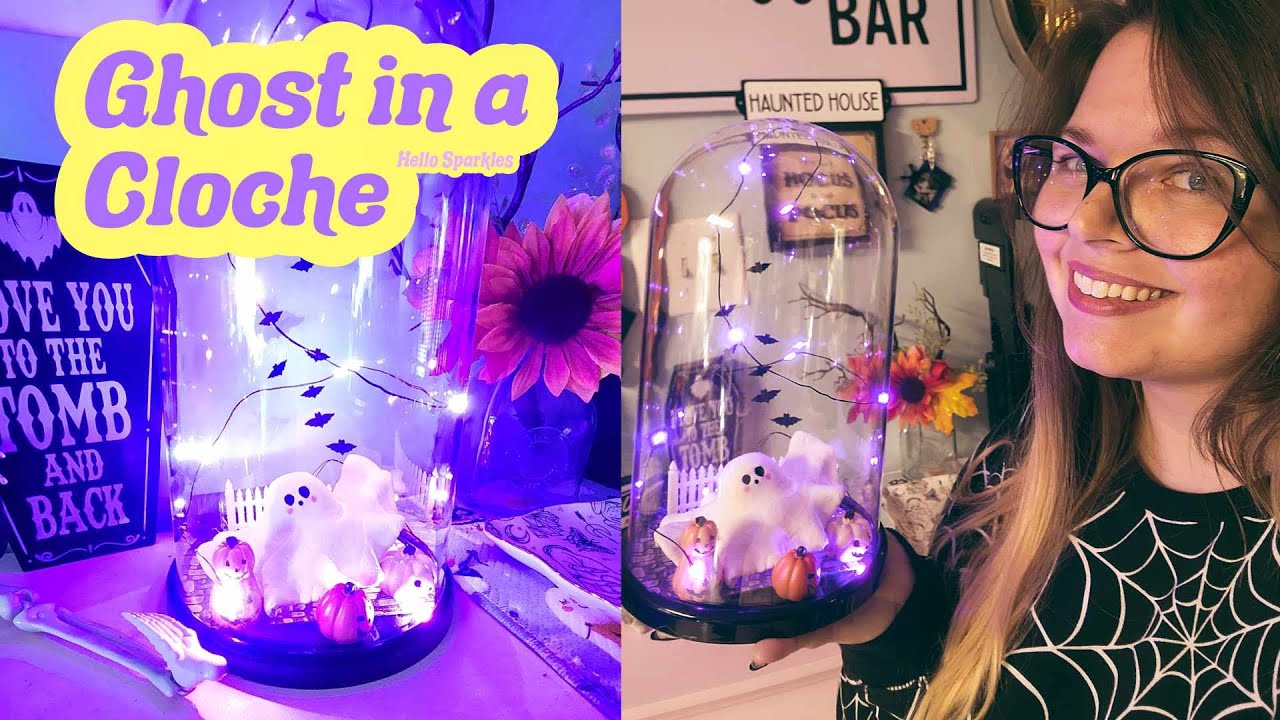 Ghost in a Cloche | Halloween DIY Craft | Halloween 2023