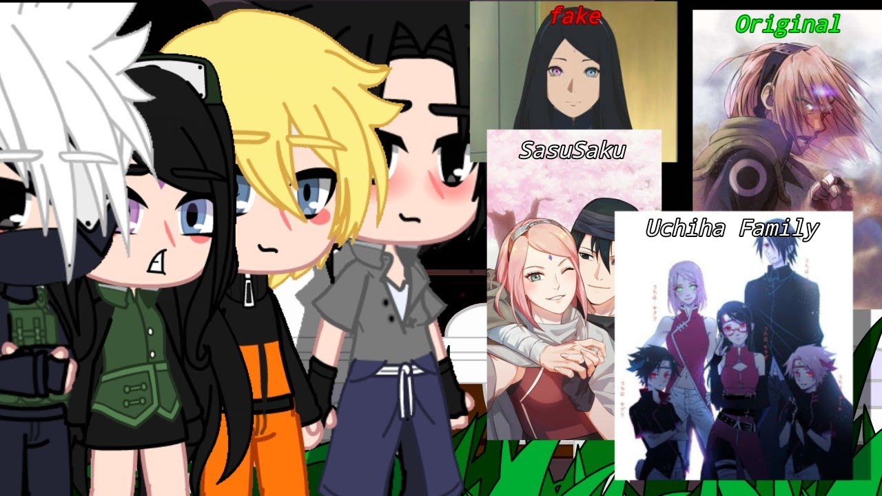 ||Реакция Команды #7 (Наоми) на Наоми и Сакуру||SasuSaku||Naomi (Fake) /\ Sakura (Original)||