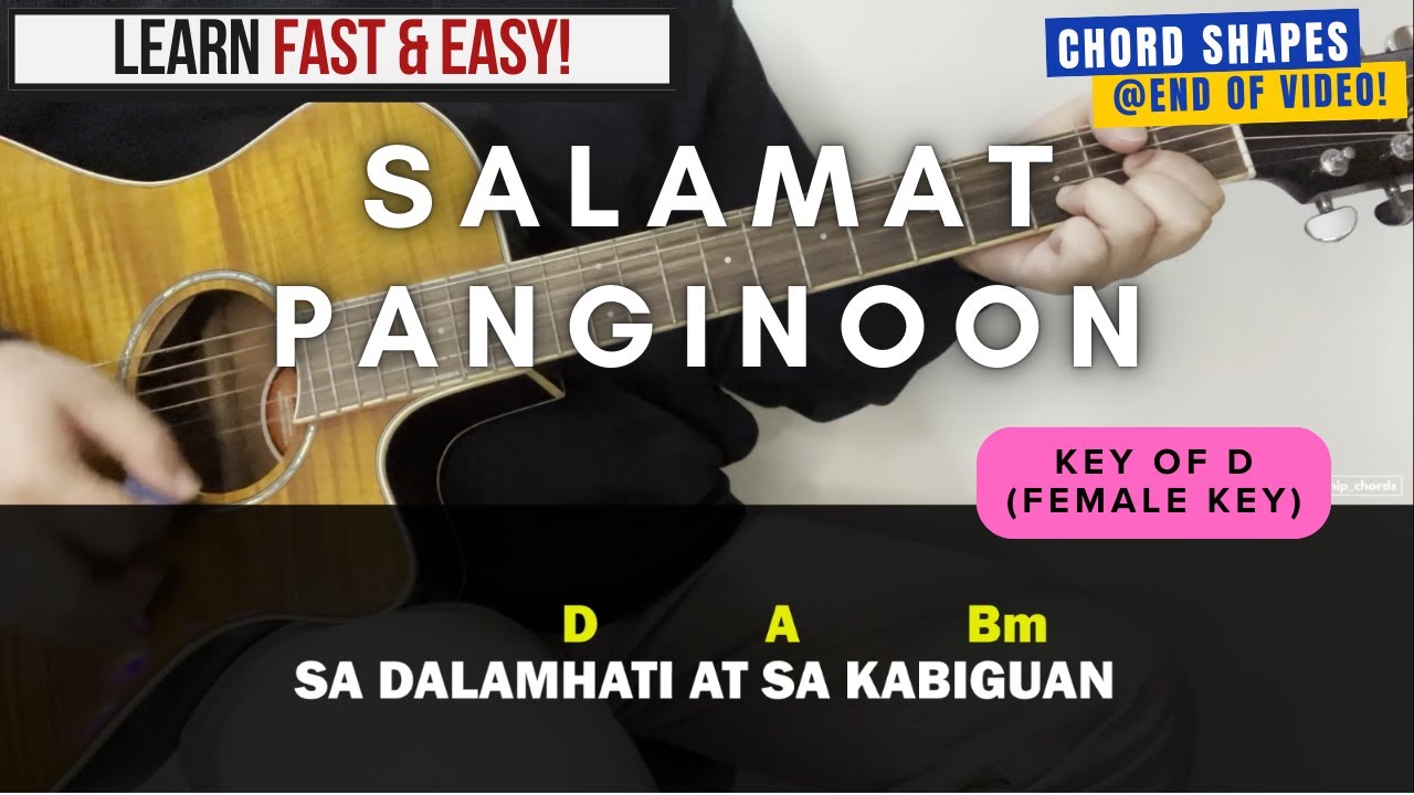 Salamat Panginoon Guitar Chords and Lyrics