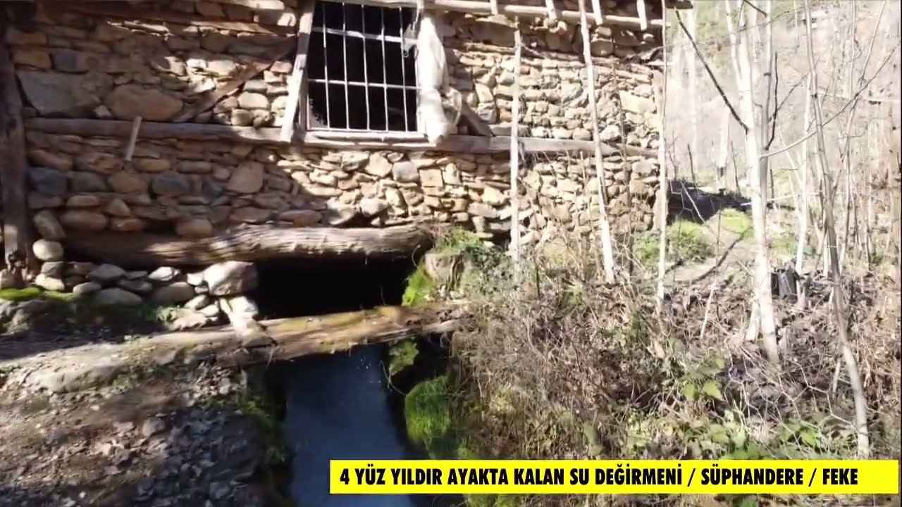 Tarihi Doğal Su Değirmeni - Feke/Süphandere