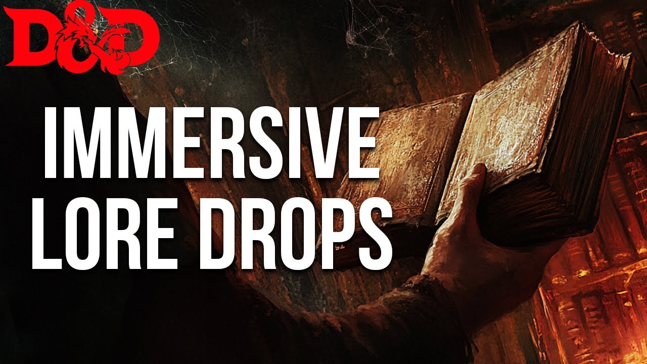 Immersive Lore Drops for your Fantasy World