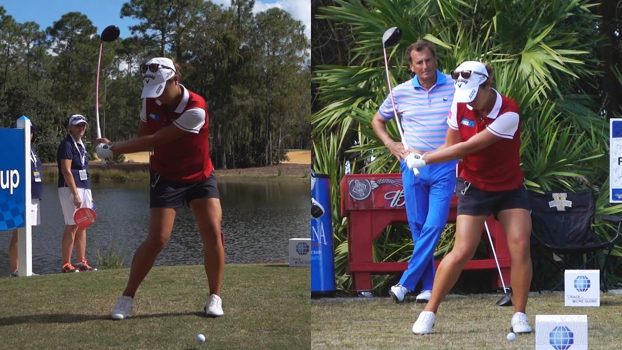 LYDIA KO 120fps SYNCED DRIVERS GOLF SWING REG & SLOW MOTION 1080p HD