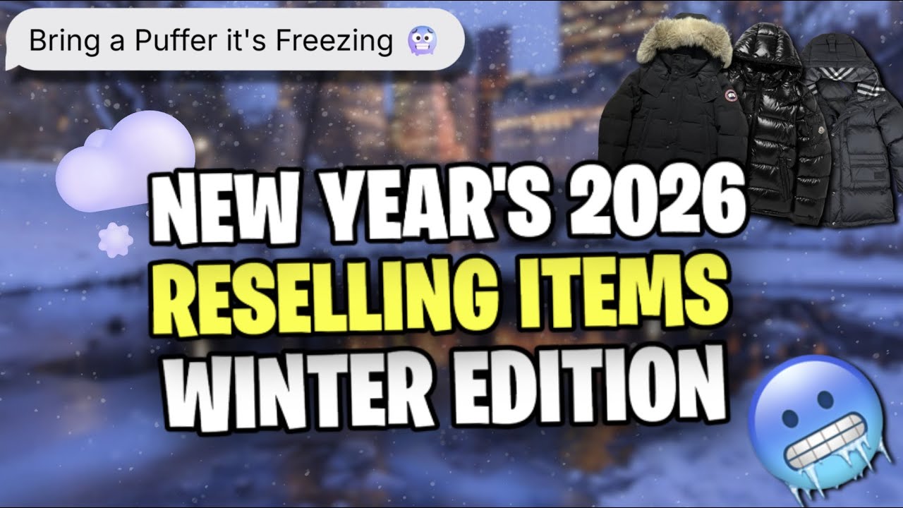 BEST WINTER RESELLING ITEMS ❄️⛄│ 2026 NEW YEARS EDITION 🥳🎉