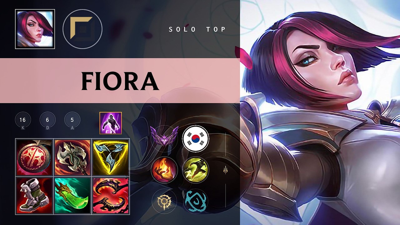 Fiora Top vs Sion - KR Master Patch 26.09