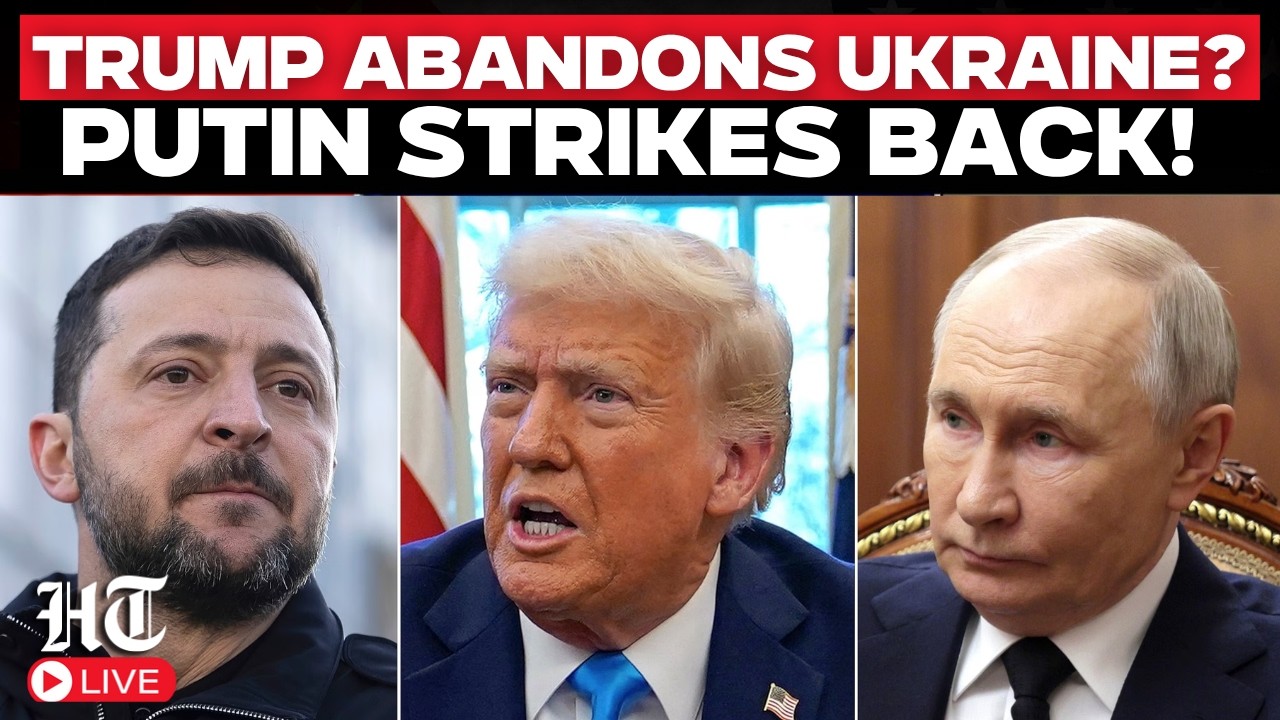 LIVE | Putin's Nuclear Message? Russia Launches Six Missiles As Trump Shifts On Ukraine | Zelensky