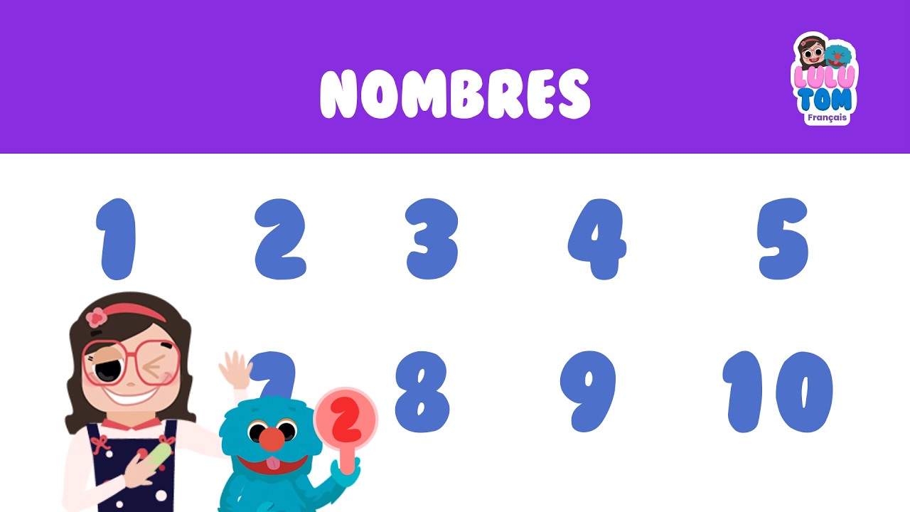 Numbers 1–10 | Full Immersion in French with Lulu & Tom