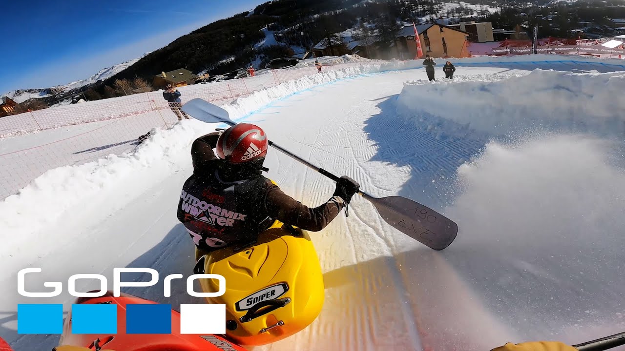 GoPro Awards: Chaotic Kayak Racing on Snow