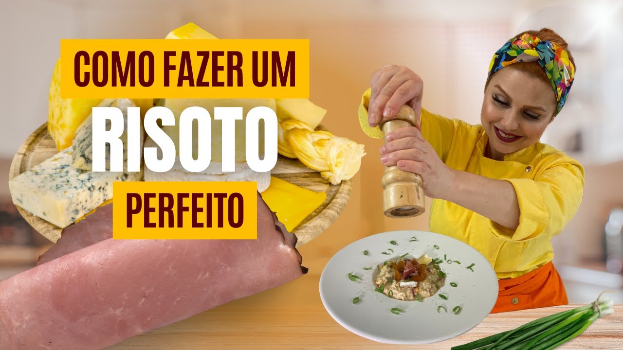 Como fazer o delicioso Risoto de presunto parma, damasco e queijo brie