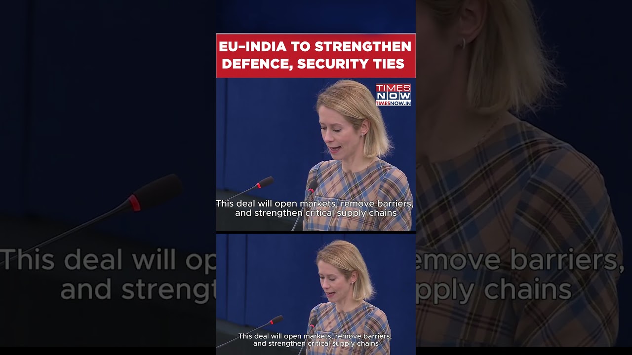 European Union-India Set To Sign New Security And Defence Partnership At New Delhi Summit #shorts