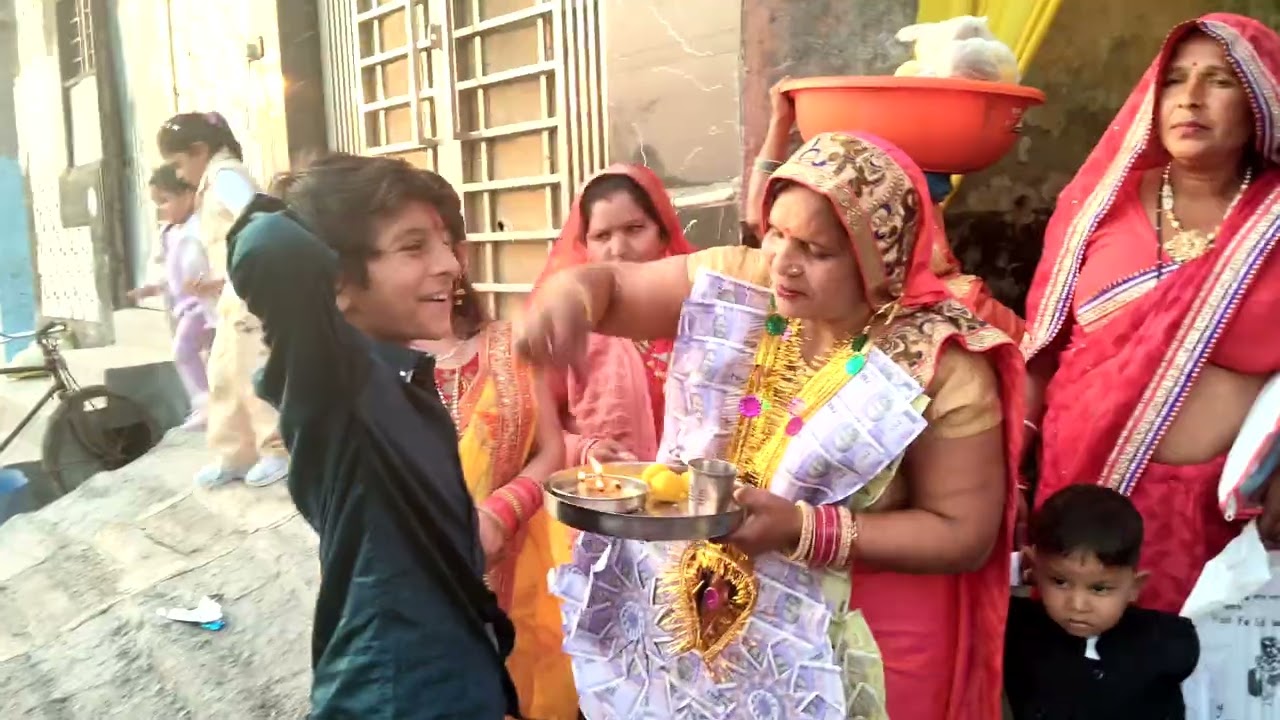 #bhatdenegaybuak❤️🧿🫰 #familyvlog #haryana #ballabgarh #village #moj msti