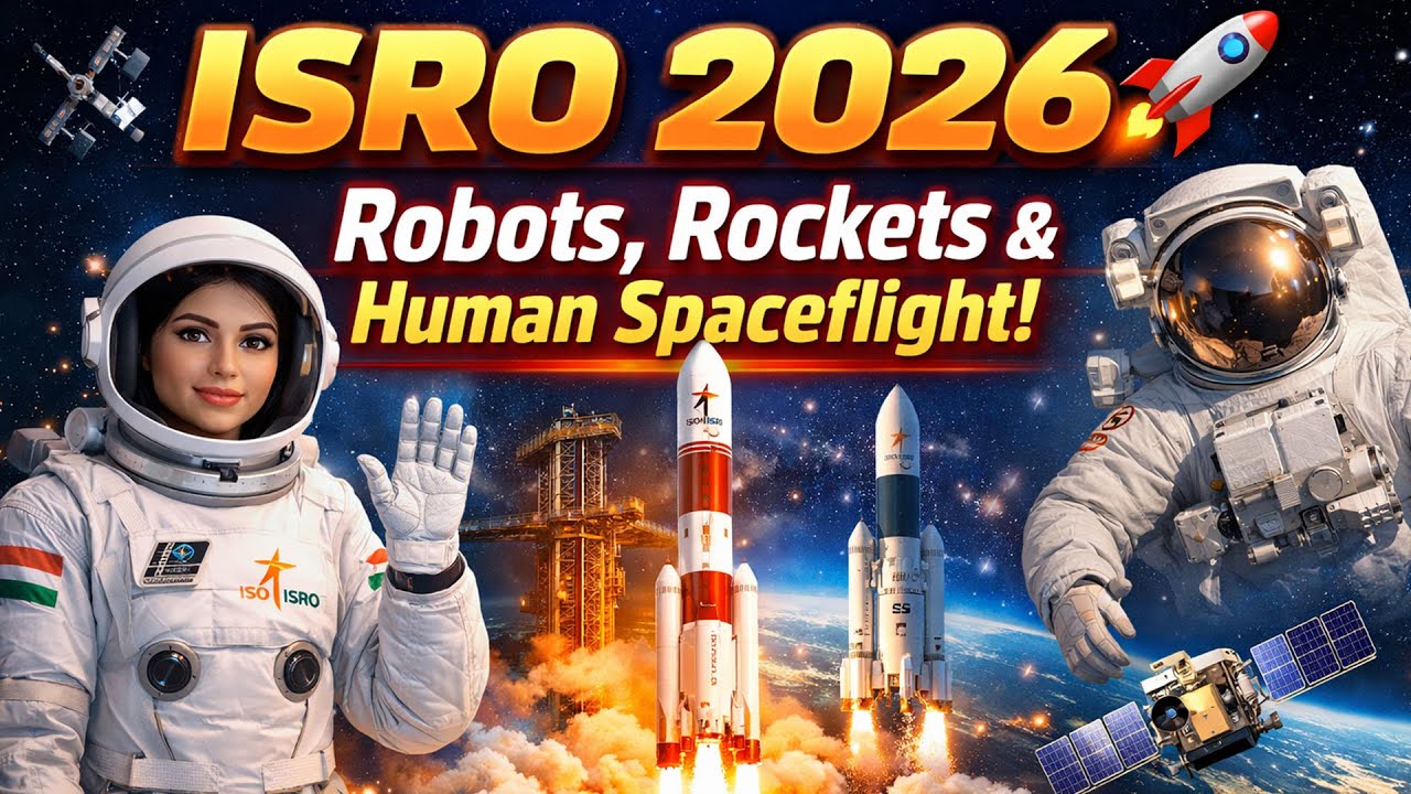 India's Biggest Space Year! 🚀 Robots, Rockets & Human Missions 2026