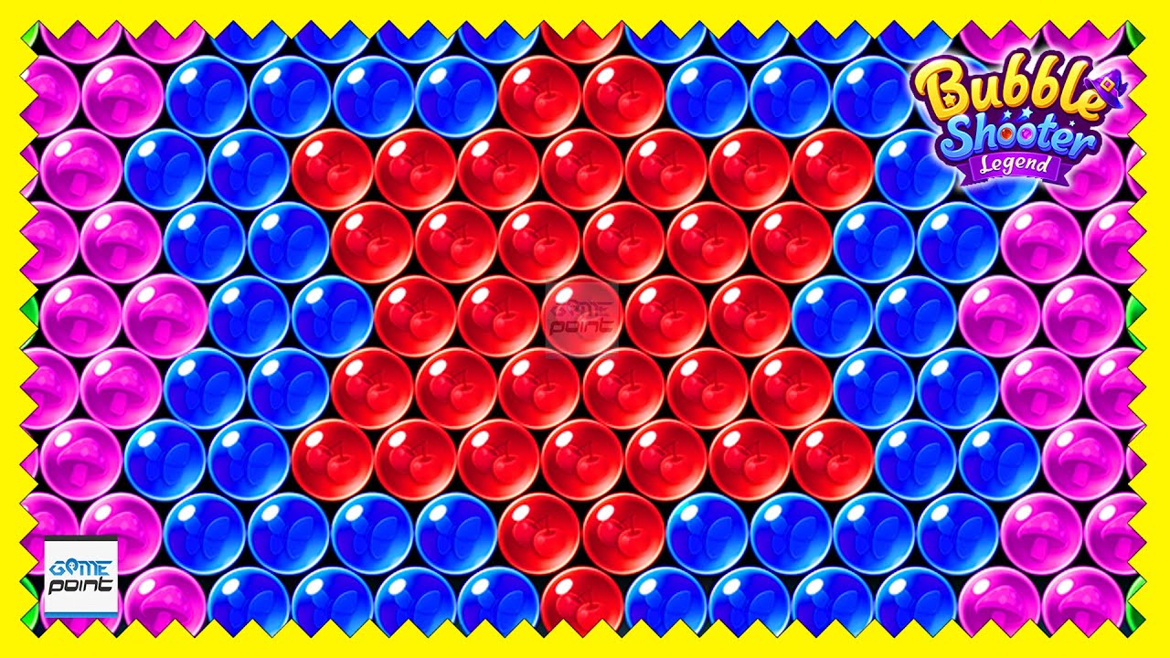 Bubble Shooter Legend Level 1 - 10 ( Puzzle Bubble Game Online ) Bubal Gam @GamePointPK